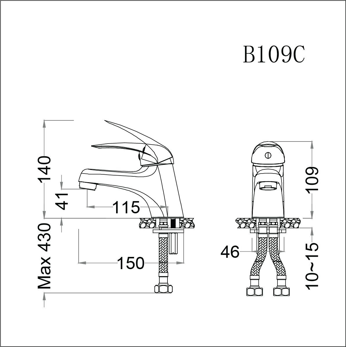  Vòi Lavabo Lạnh - B109C 