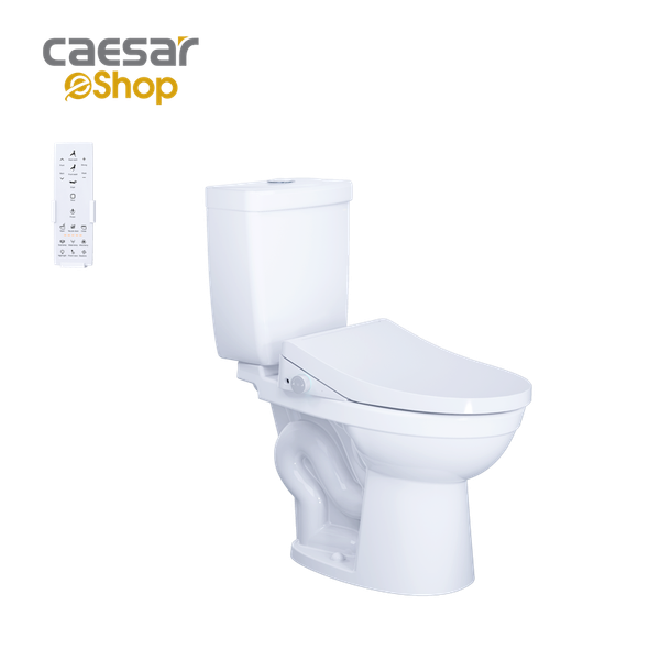  Bàn Cầu hai khối kết hợp với nắp điện tử CD1325 - TAF512H 