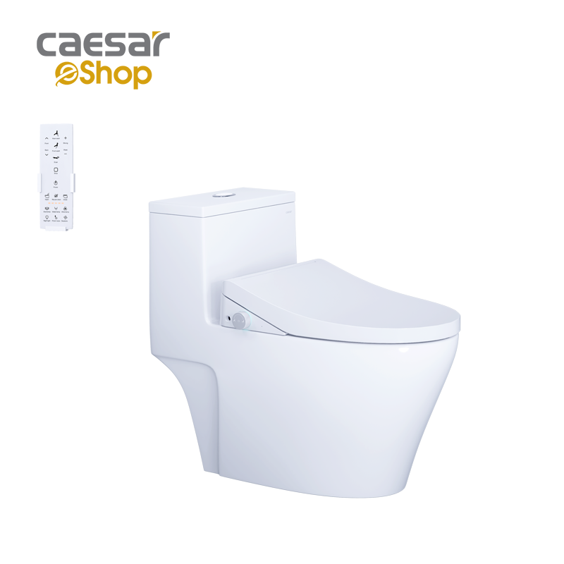  Bàn Cầu một khối kết hợp với nắp điện tử - C1356F + TAF512H 