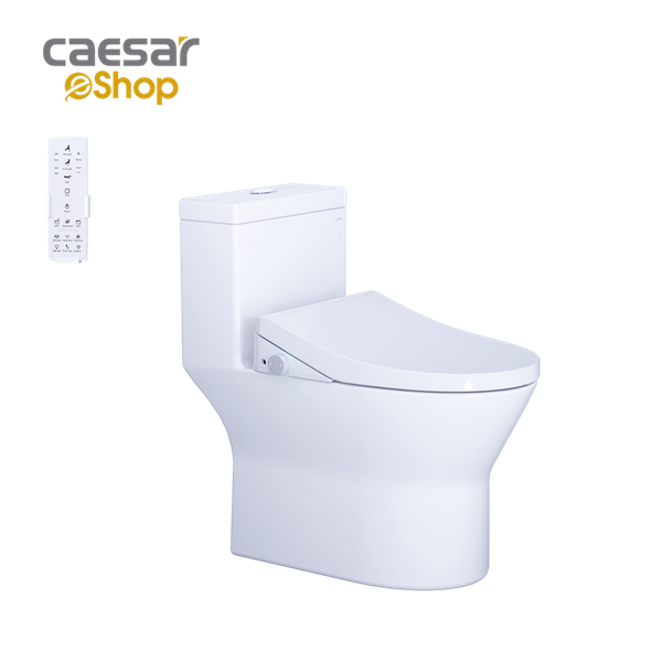 Bàn cầu một khối kết hợp với nắp điện tử - C1374F + TAF512H