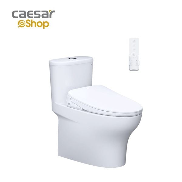 Bàn Cầu Một Khối kết hợp nắp điện tử - C1394F - TAF710H