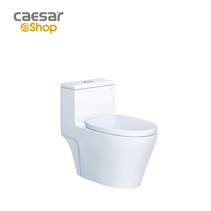  Bàn Cầu Một  Khối Nắp Êm - C1356 