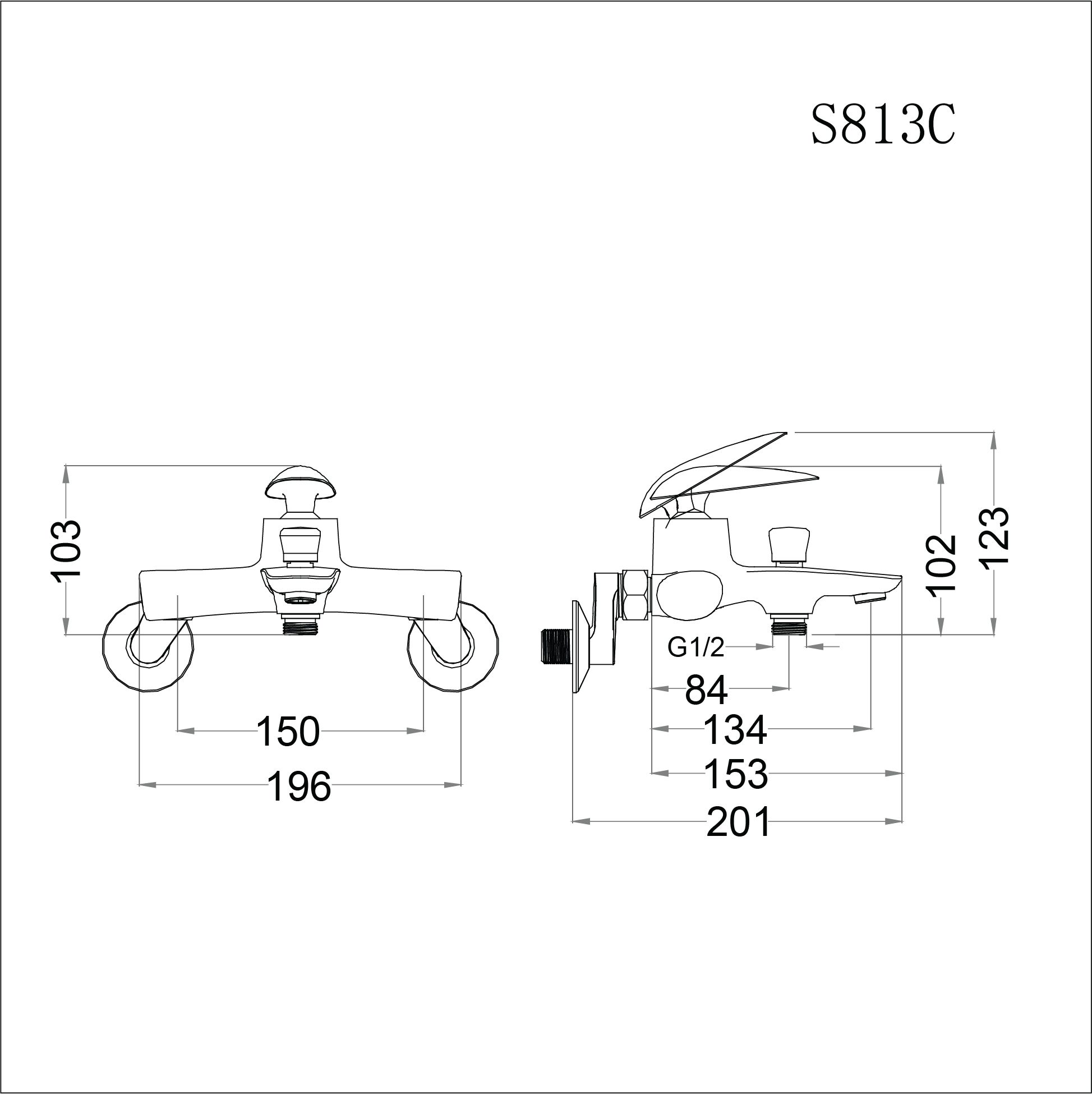  Sen tắm nóng lạnh - S813C 