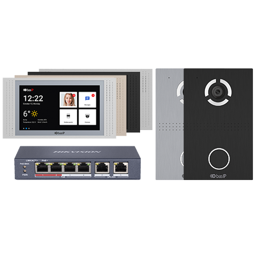 Bộ chuông cửa màn hình basIP | AT-07LT & AV-03D - Hợp Nhất Smart Home