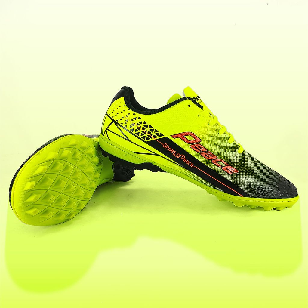 Giày Peace Fire  Đen Dạ sọc đỏ