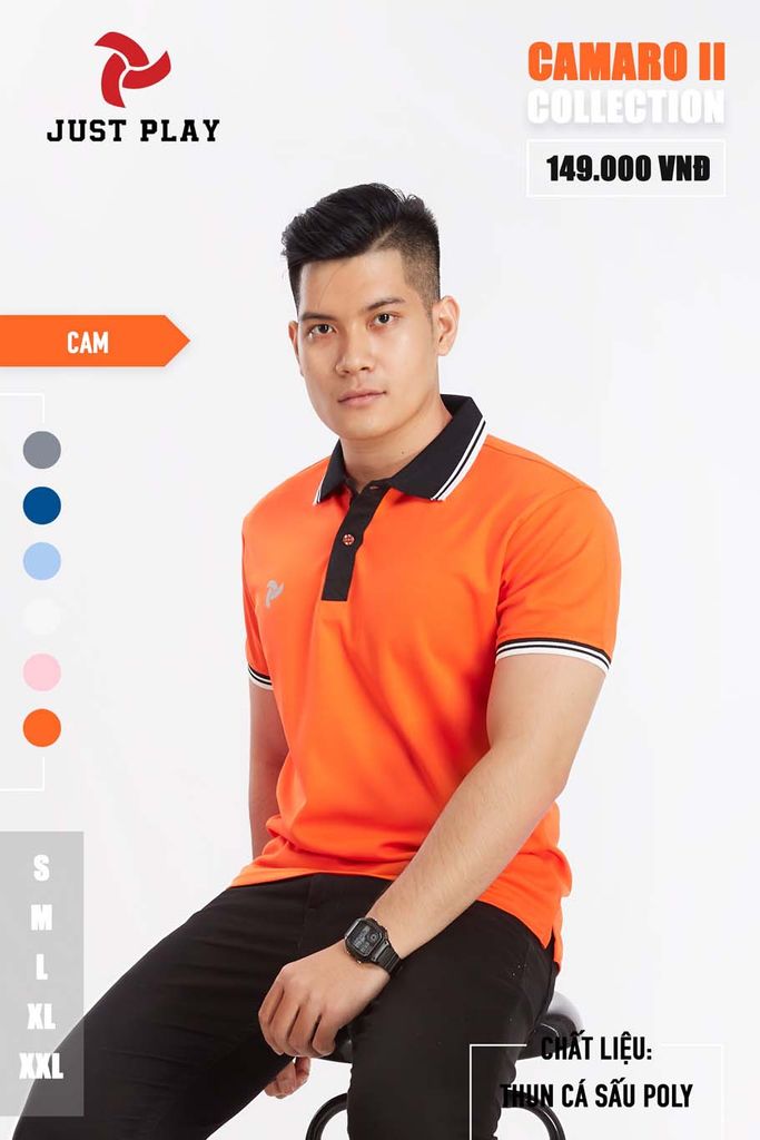 Áo thun Polo-Camaro II cam mới