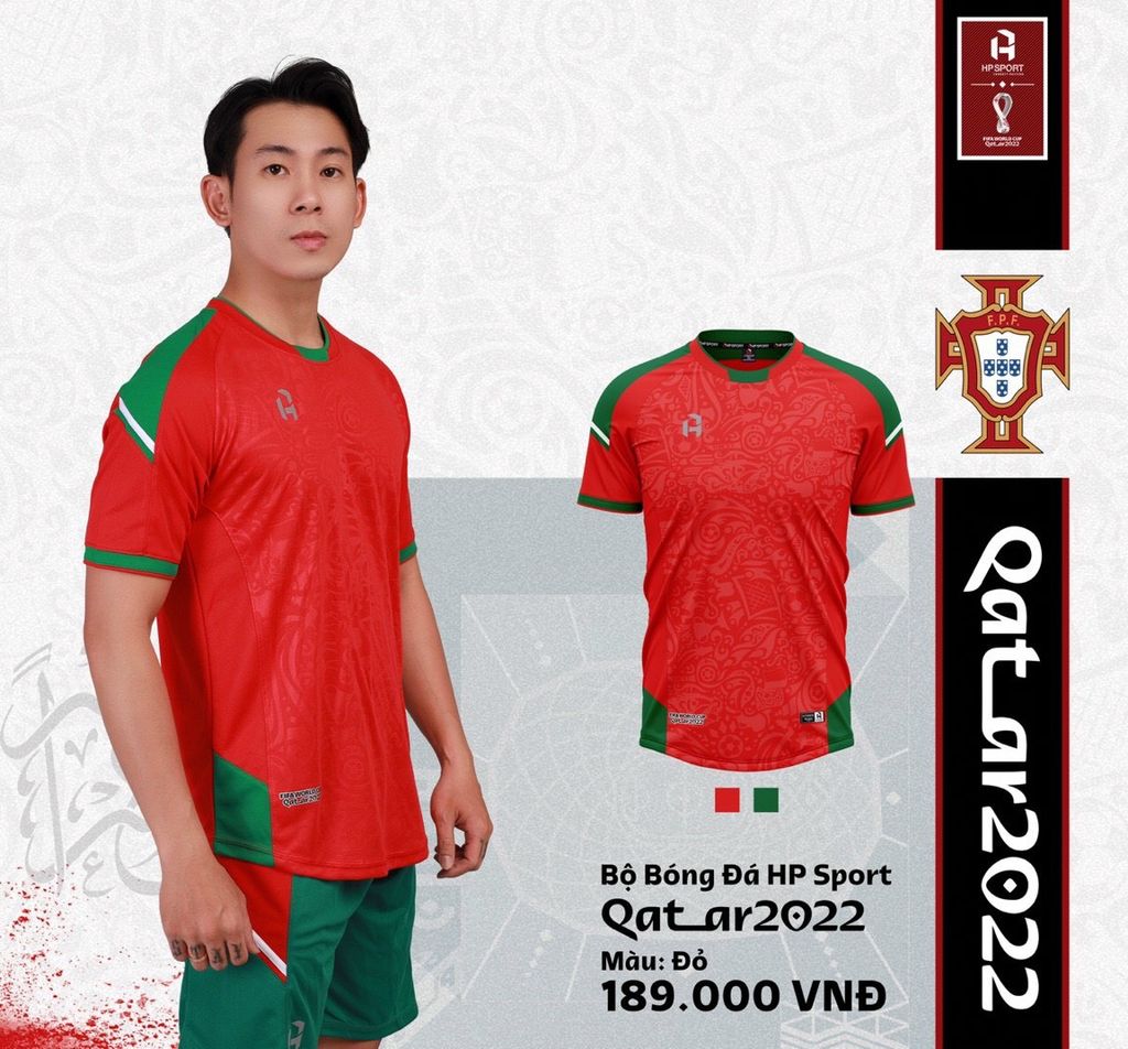 Quần Áo Bóng Đá Không Logo Qatar mẫu mới