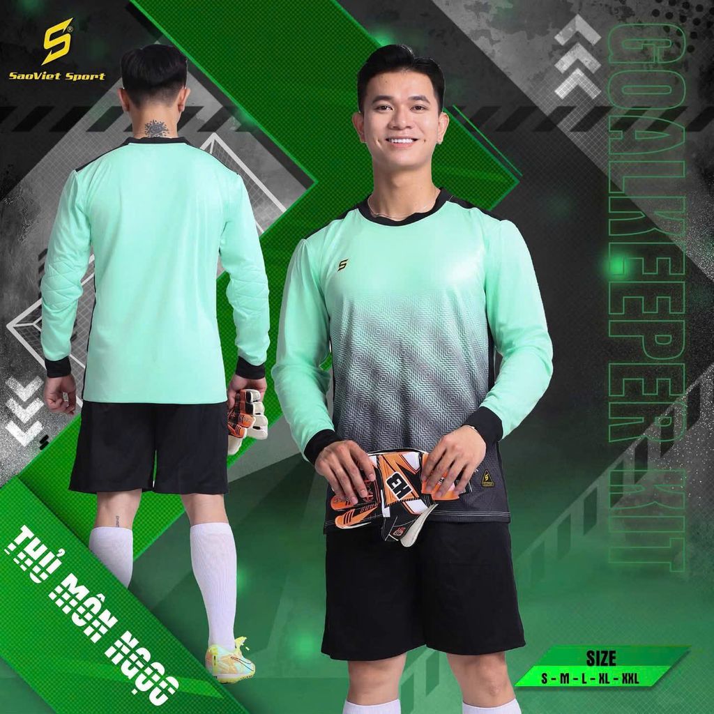 Quần Áo Thủ Môn SV01 - Xanh Ngọc