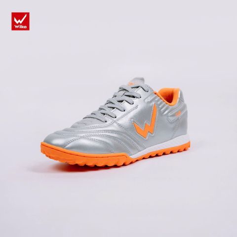Giày Bóng Đá Sân Cỏ Nhân Tạo Wika TH10 Tuấn Hải - Bạc