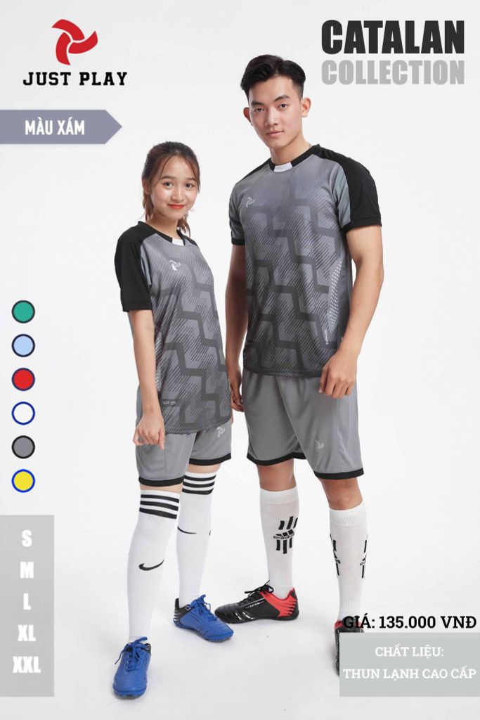 Đồ đá banh Catalan Xám