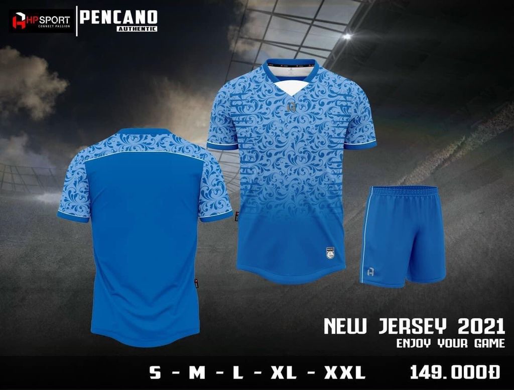 Quần áo bóng đá HP Pecano Xanh Da