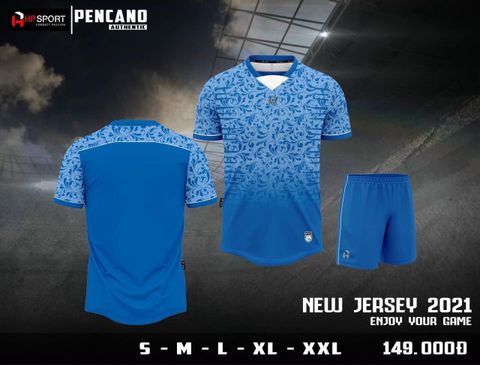 Quần áo bóng đá HP Pecano Xanh Da