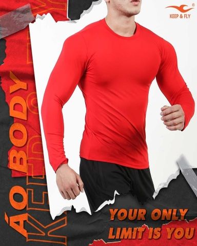 Áo body thể thao Màu Đỏ