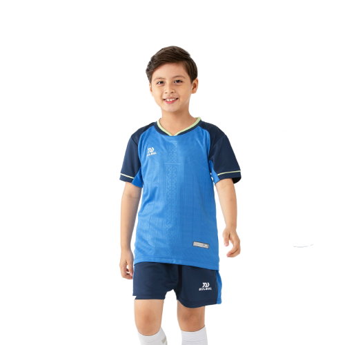 Quần áo bóng đá trẻ em không logo Bulbal Belona 2-Xanh Bích