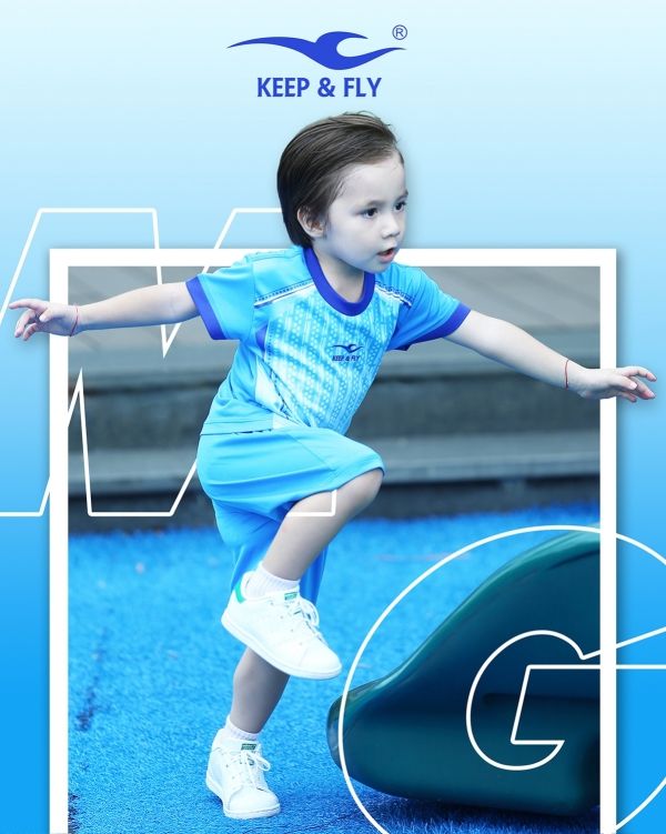 Bộ áo bóng đá Magic Kid xanh ya