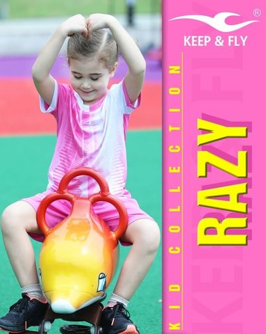 Bộ áo bóng đá Razy Kid hồng