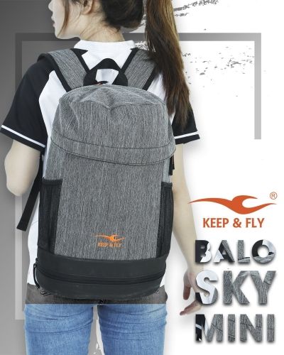 Ba lô Sky Mini màu xám
