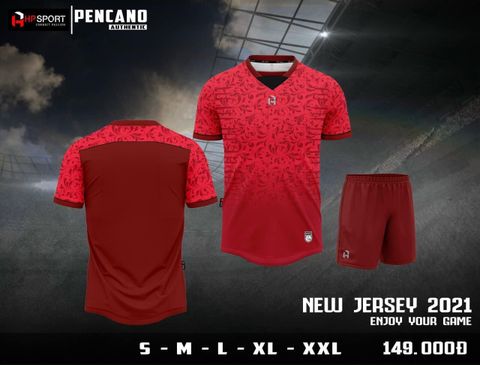 Quần áo bóng đá HP Pecano Đỏ