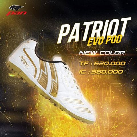 Giày Pan Patriot Evo TF 2022 - Trắng