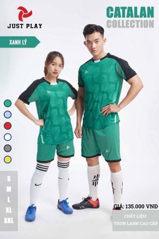 Đồ đá banh Catalan Xanh Lý