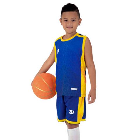 Quần áo bóng rổ trẻ em Bulbal Pacy 6 màu-Xanh Bích