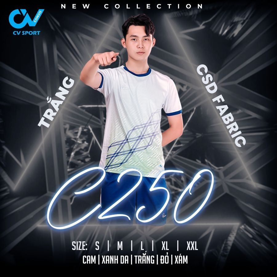 Quần áo Bóng đá không logo Riki CV C250