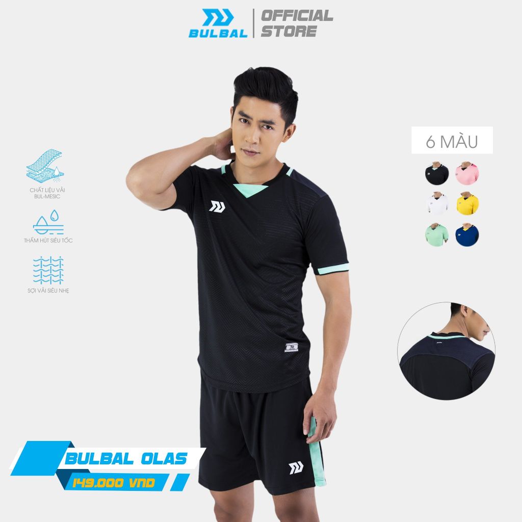 Bộ Quần Áo Bóng Đá Bulbal Olas Đen