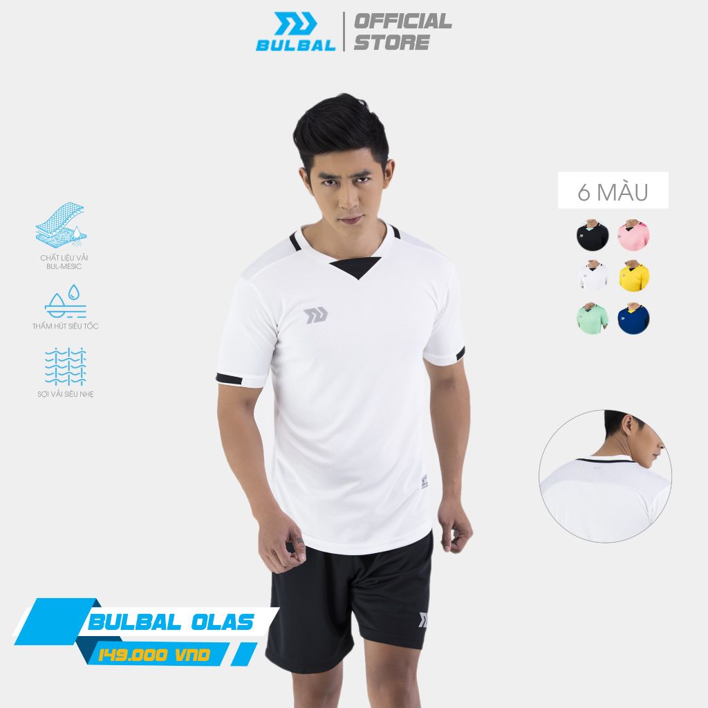 Bộ Quần Áo Bóng Đá Bulbal Olas Trắng