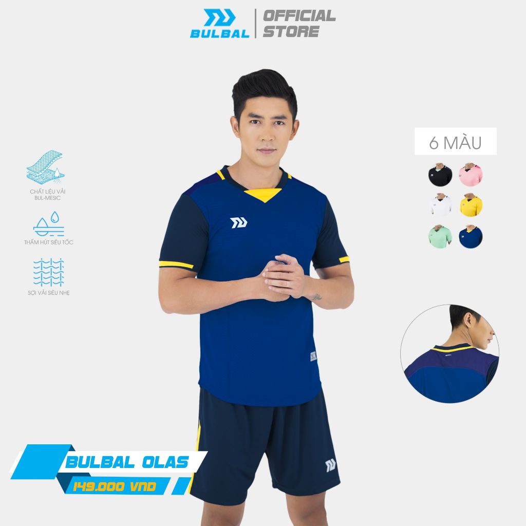 Bộ Quần Áo Bóng Đá Bulbal Olas Xanh Bích