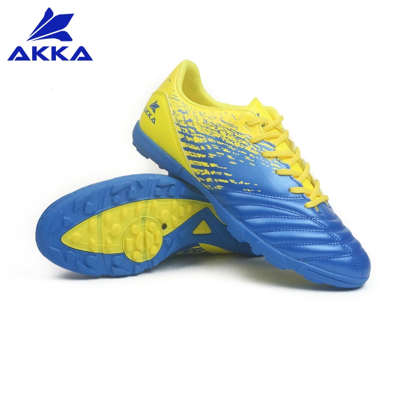 Giày đá bóng AKKA Power III TF - Xanh biển/Vàng