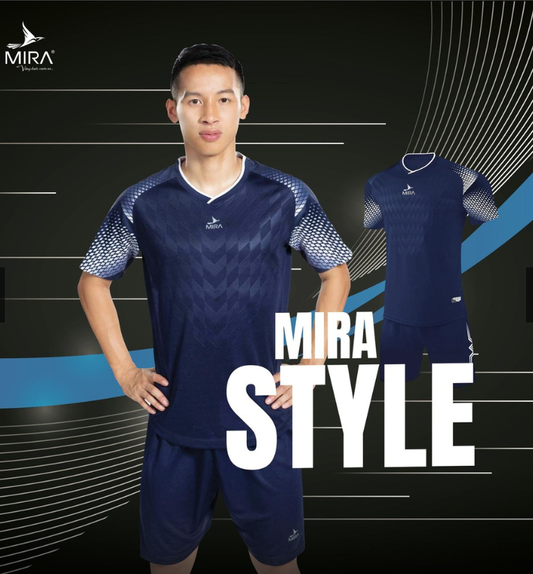 Quần Áo Mira Style  Vải Mè Cao Cấp, Thoáng Khí, Thấm Hút Mồ Hôi - Xanh Đen