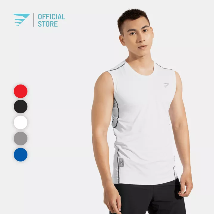 Áo body alpha-x sát nách - Trắng