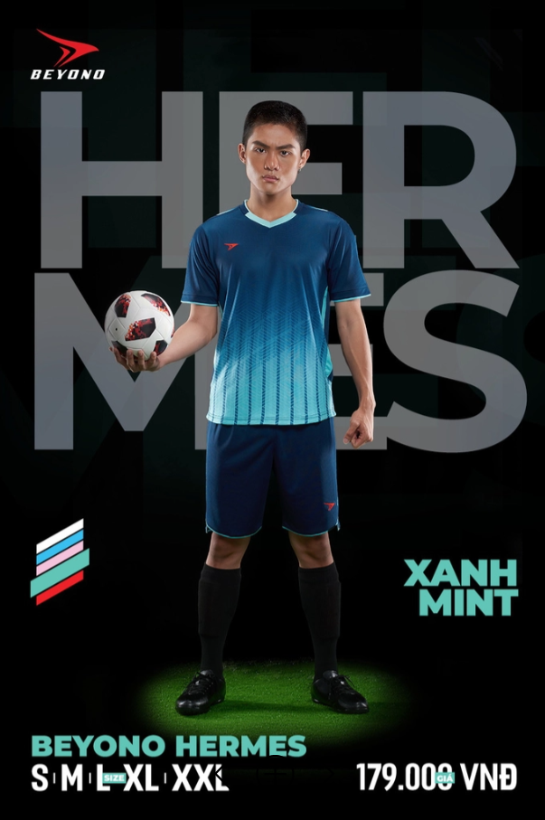 Quần áo Bóng đá Beyono Hermes  Xanh Mint