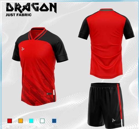 Quần áo bóng đá Không Logo Dragon  - Đỏ