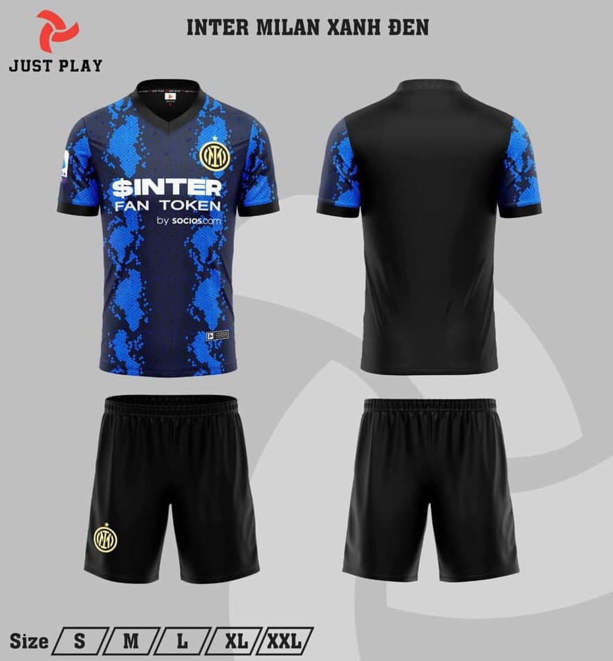 Quần áo Bóng Đá Inter Milan Xanh Đen 2022