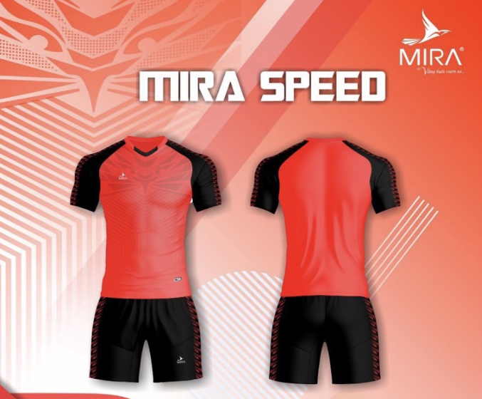 Quần Áo Thể Thao Cao Cấp Chính Hãng Mira SPEED Đỏ