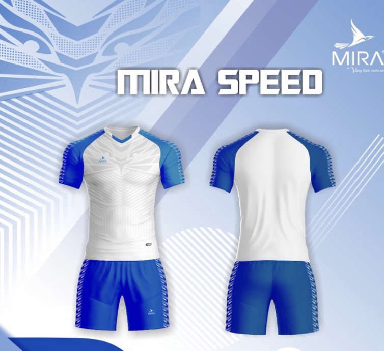 Quần Áo Thể Thao Cao Cấp Chính Hãng Mira SPEED Trắng
