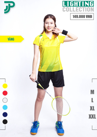 Áo cầu lông nữ JP Vàng