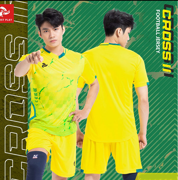 Quần áo bóng đá không logo  Just Play Cross II Vàng