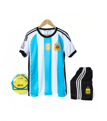 Bộ Quần áo bóng đá đội tuyển  Argentina World Cup 2022 3 sao mới nhất