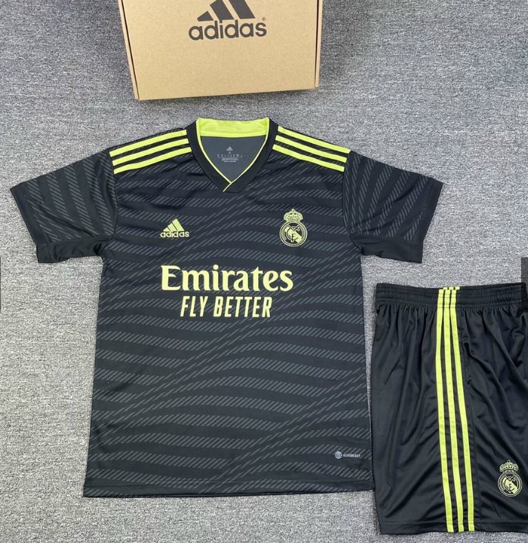Quần Áo Bóng Đá Real Madrid  2022-23 - Vải Mè Gai Thái cao cấp