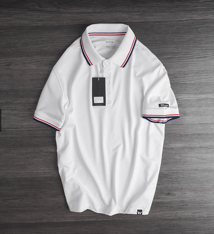 Áo Polo Wilwol 2 Sọc Thể Thao Đánh Golf, Tennis, Chạy Bộ Mỏng Nhẹ Năng Động