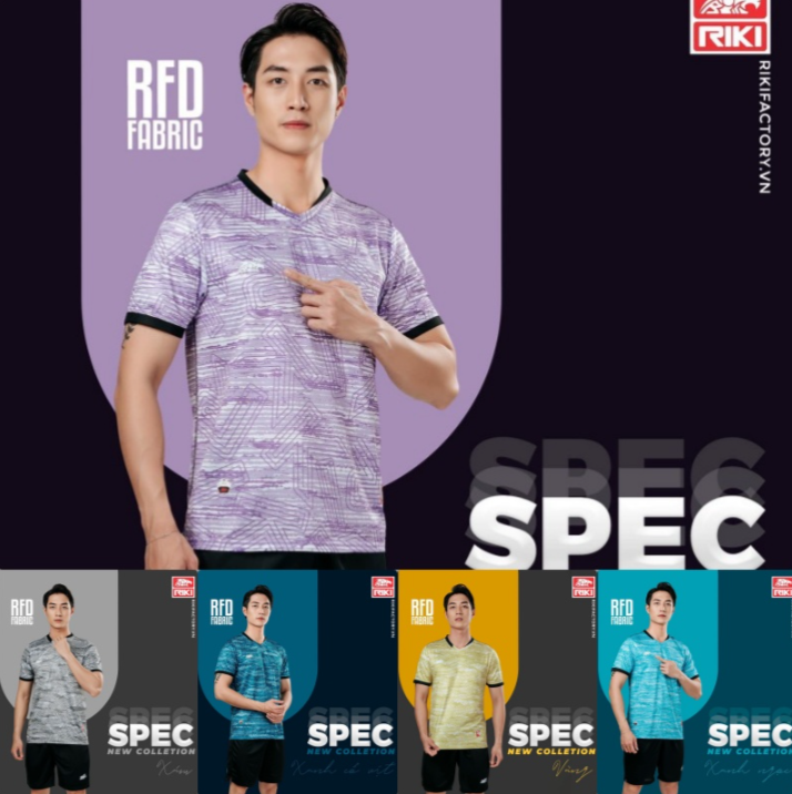 Quần áo đá banh không logo Riki Spec