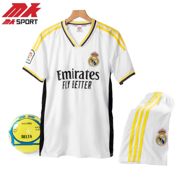 Quần Áo Bóng Đá Mk Real Madrid Trắng 23/24 - Mẫu Mới Nhất – Tsport.Vn