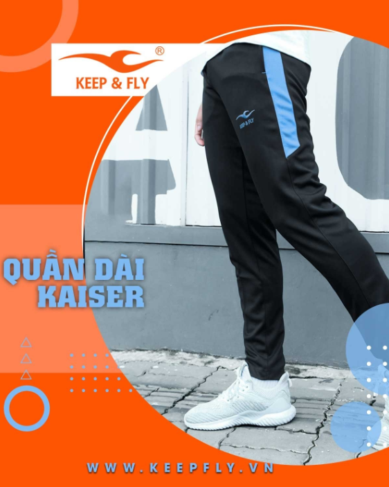 Quần Dài Thể Thao Kaiser sọc xanh ya
