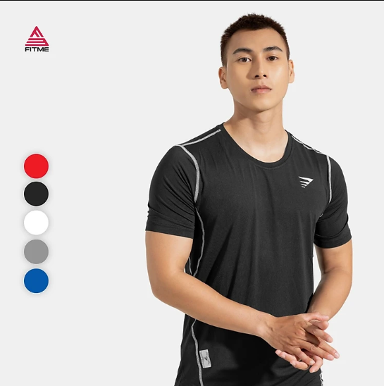 Áo Body Tập gym tay ngắn Gymate form ôm hỗ trợ chơi thể thao và tập luyện ABTN - Ngắn Tay