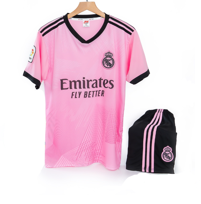 Quần Áo Bóng Đá, Đồ Đá Banh Real Madrid Hồng 2022 2023 Thun Lạnh Cao Cấp Không Nhăn Không Xù