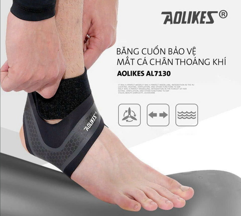 Băng cuốn/Bó gót bảo vệ mắt cá chân Aolikes AL7130