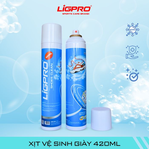 Chai xịt vệ sinh giày tạo bọt Ligpro (420ml)