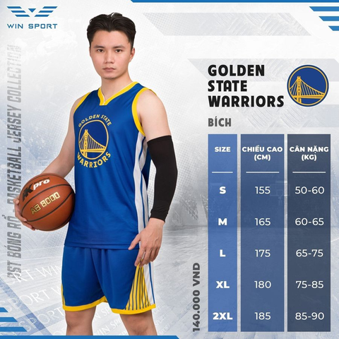 Quần áo bóng rổ WIN Warriors - Xanh